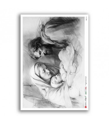 CULT-0176. Holy Rice Paper for decoupage.