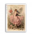 FAIRIES-0099. Carta di riso fate per decoupage.