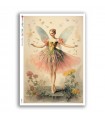 FAIRIES-0101. Carta di riso fate per decoupage.