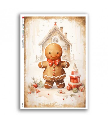 FOOD-0158. Carta di riso cucina per decoupage.