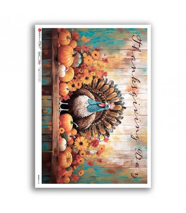 HOLIDAY-0133. Papel de Arroz festividad para decoupage.