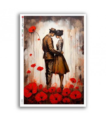 HOLIDAY-0137. Holiday Rice Paper for decoupage.