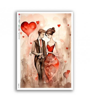 HOLIDAY-0138. Holiday Rice Paper for decoupage.