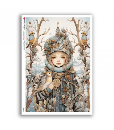 SCENE-0154. Pictorial Rice Paper for decoupage.