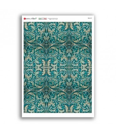 TILES-0059. Carta di riso tegole per decoupage.