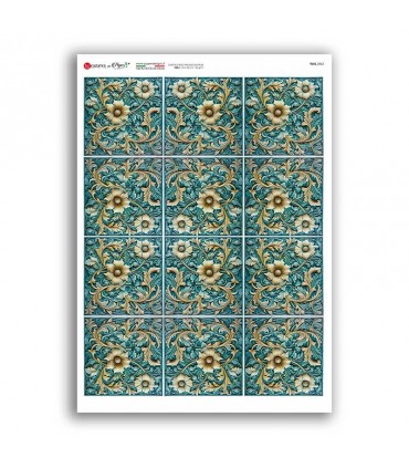 TILES-0062. Tiles Rice paper  for the decoupage.