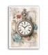 TIME-0046. Carta di riso orologi per decoupage.