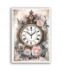 TIME-0047. Carta di riso orologi per decoupage.