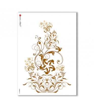 FLOWERS-0089. Rice Paper flowers for decoupage.