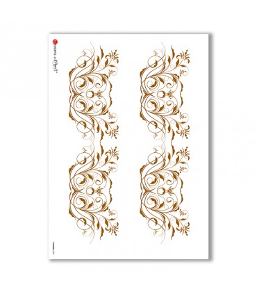 FLOWERS-0090. Carta di riso fiori per decoupage.