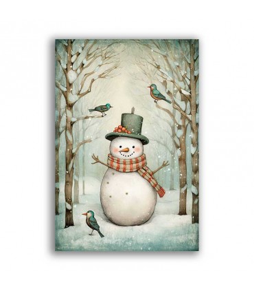 GF-CHRISTMAS-012. Rice paper large format