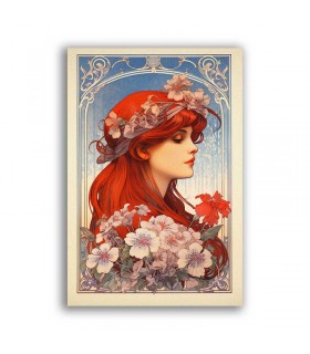 GF-ART NOUVEAU-030. Rice paper large format