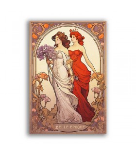 GF-ART NOUVEAU-031. Papel de arroz de gran tamaño