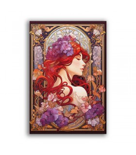 GF-ART NOUVEAU-033. Rice paper large format