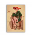 GF-PIN-UP-019. Rice paper large format