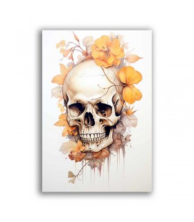 GF-SKULLS-034. Rice paper large format