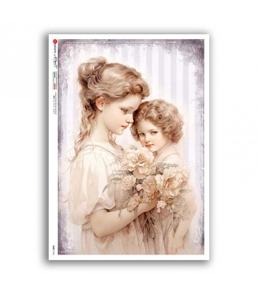 BABY-0106. Carta di riso bambini per decoupage.