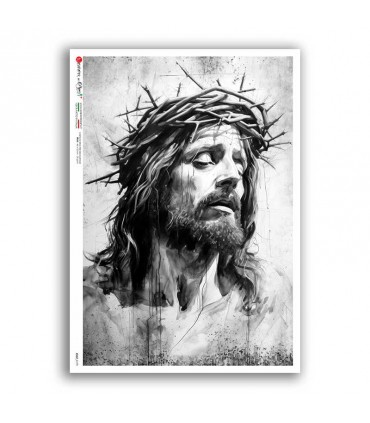 CULT-0179. Carta di riso sacra per decoupage.