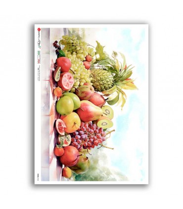 FOOD-0165. Carta di riso cucina per decoupage.