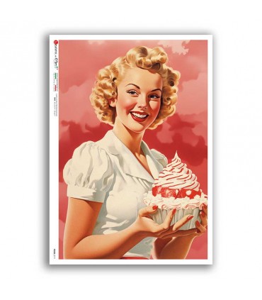 FOOD-0171. Carta di riso cucina per decoupage.