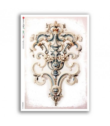 GROTTESCHE-0026. Papel de Arroz grotesca para decoupage.