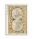 OLD-MAPS-0054. Carta di riso mappe antiche per decoupage.