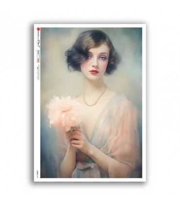 SCENE-0195. Carta di riso pittorico per decoupage.