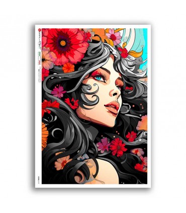 SCENE-0197. Pictorial Rice Paper for decoupage.