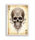 SKULL-0045. Carta di riso teschi per decoupage.