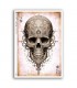 SKULL-0047. Carta di riso teschi per decoupage.