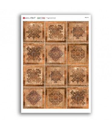 TILES-0064. Tiles Rice paper  for the decoupage.