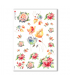 FLOWERS-0129. Carta di riso fiori per decoupage.
